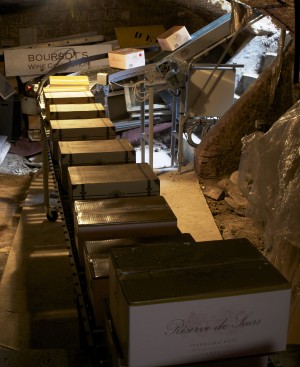 Wine Receiving Service - Cases arriving in cellars